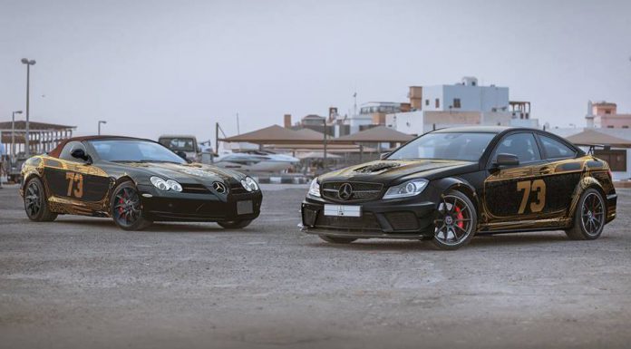 Team Galag Mercedes-Benz C63 AMG and SLR McLaren 