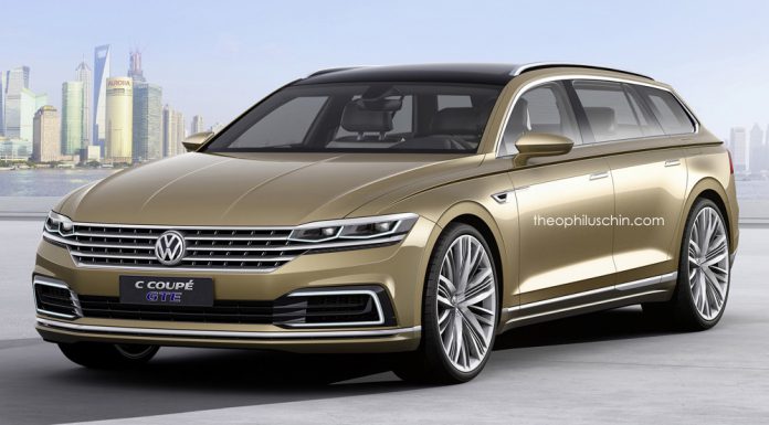 VW C Coupe GTE Estate rendering