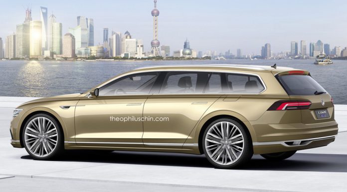 VW C Coupe GTE Estate rendering