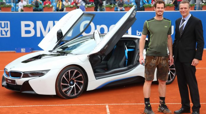 Andy Murray awarded white BMW i8