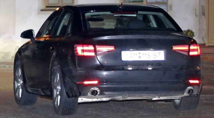 2016 Audi A4 Spy Shots Rear