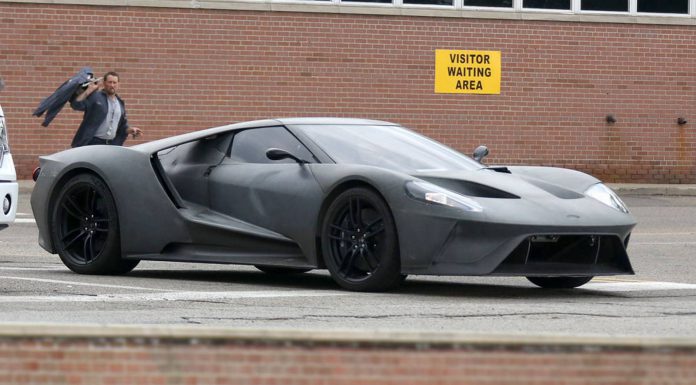 2017 Ford GT front Spy Shots 