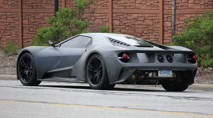 2017 Ford GT Rear Spy Shots 