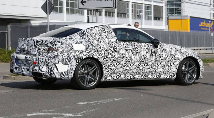 2016 Mercedes-AMG 63 Coupe Spy Shots Rear Side