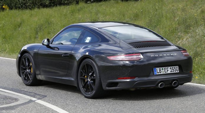 Porsche 911 Facelift Spy Shots Without Camo