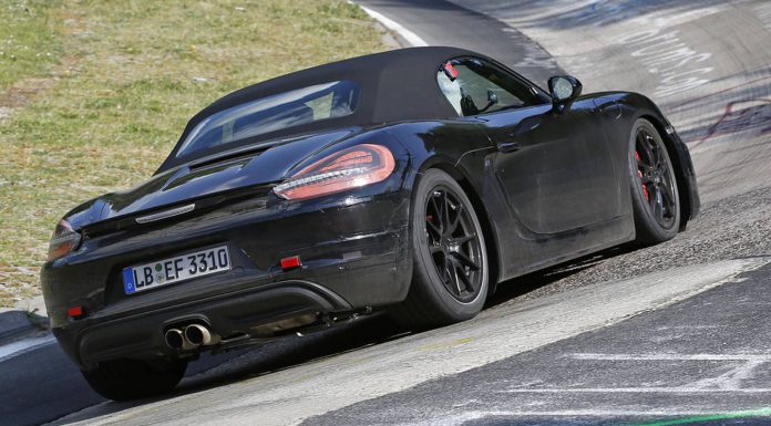 Porsche Boxster Facelift Spy Shots 