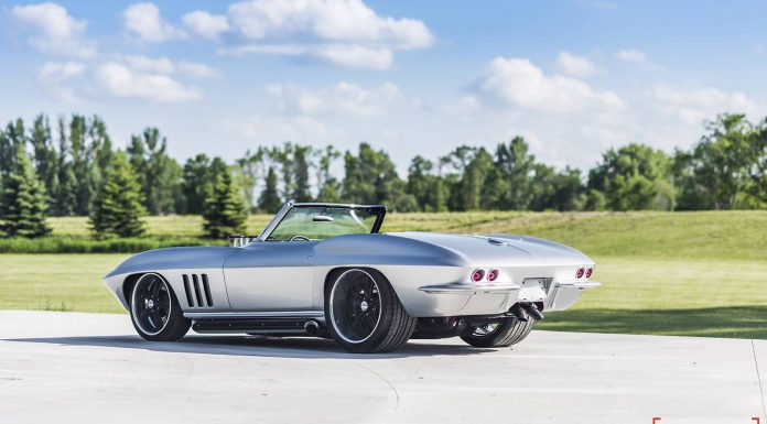 1965 Silver Chevrolet Corvette Rear