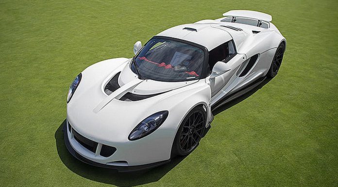 Unique White Hennessey Venom GT to be sold