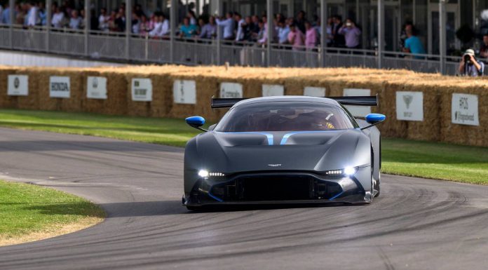 Black Aston Martin Vulcan 