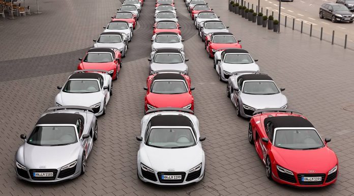 Audi R8 Soyder Group Photo