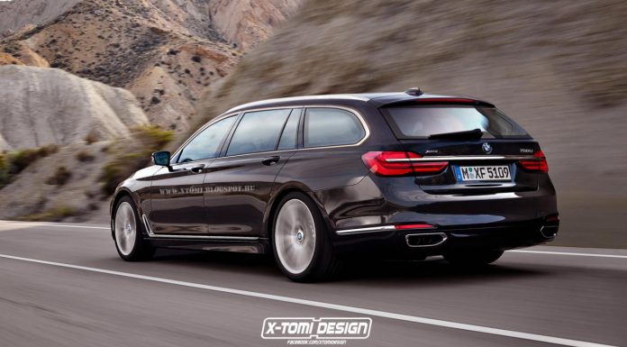 BMW 7-Series rendering in Touring specification