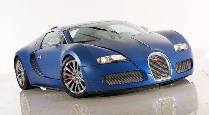 Bugatti Veyron Bleu Centenaire front
