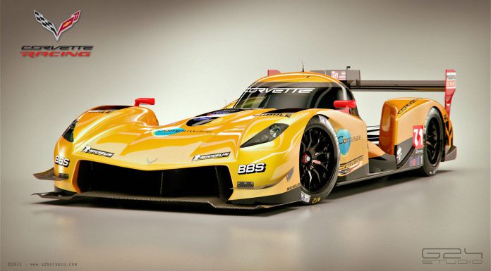 Corvette LMP1 rendered