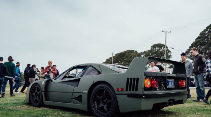 Matte Green Ferrari F40