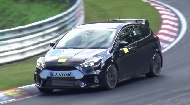 Ford Focus RS tests at the Nurburgring