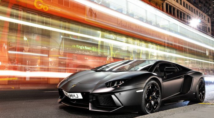 Matte Black Aventador