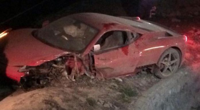 Ferrari crash in Chile