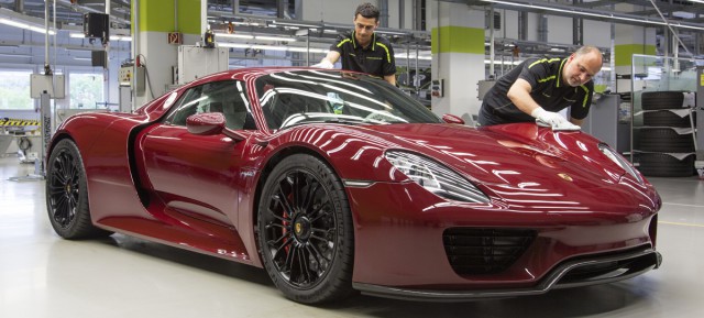 Last Porsce 918 Spyder produced