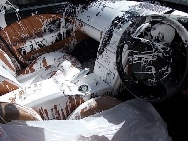 Maserati Quattroporte written off due to paint