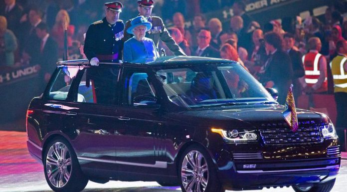 The Queen's Range Rover SVO