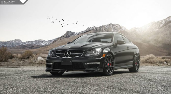 Matte Black Mercedes-Benz C63 AMG by Vorsteiner 