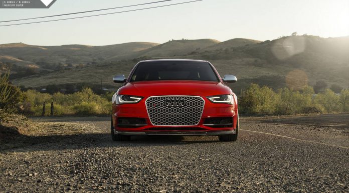 Red Audi S4 by Vorsteiner 