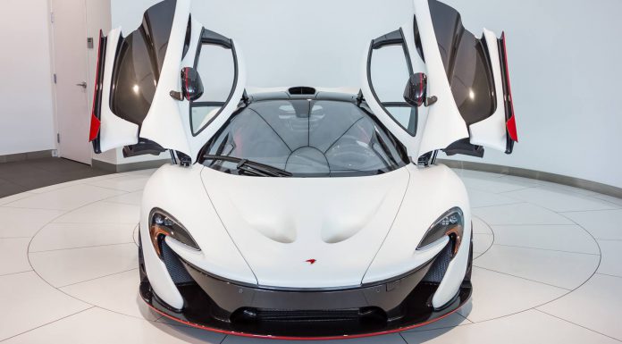 Satin Pearl White McLaren P1