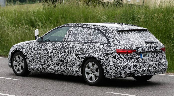 Audi A4 Avant spy shots
