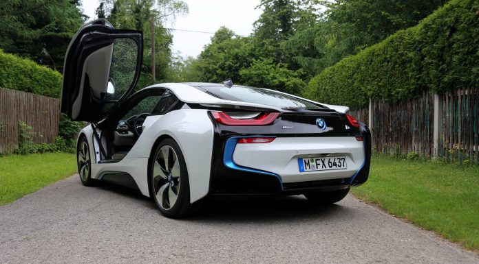 BMW i8 rear view