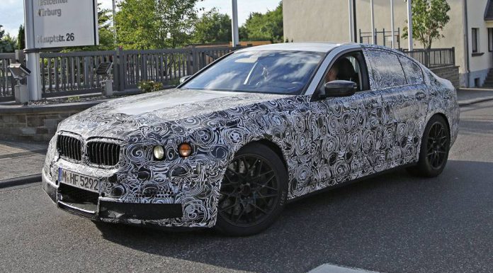 BMW M5 spied front