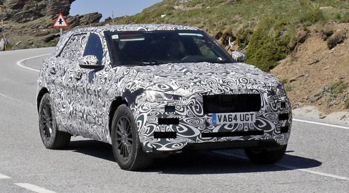 Jaguar F-Pace Spy Shot