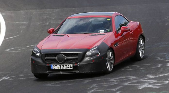 Mercedes-Benz SLC at the Nurburgring