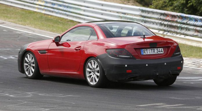 Mercedes-Benz SLC at the Nurburgring