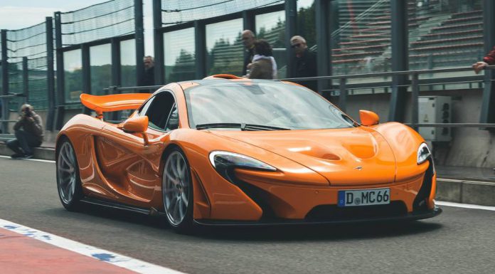 McLaren P1 at Modena Track Days Spa 2015