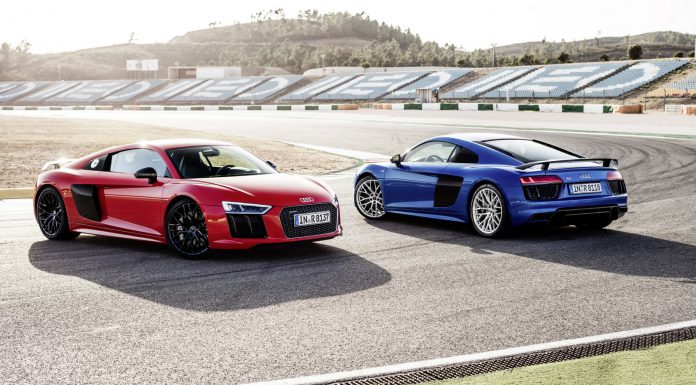 2015 Audi R8 V10 Plus on track front