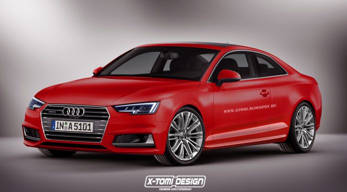 Next-generation Audi A5 Coupe rendered