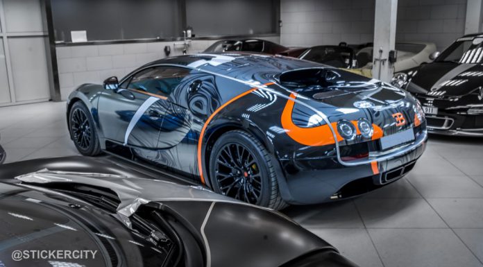 Black Chrome Bugatti Veyron Super Sport by StickerCity