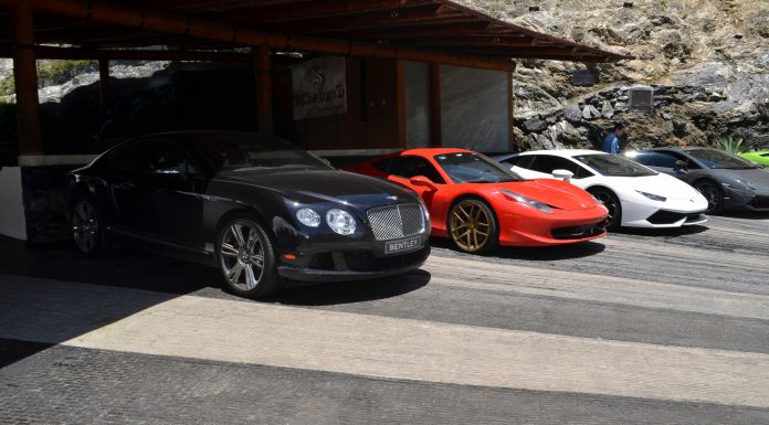 Bentley, Ferrari and Lambo