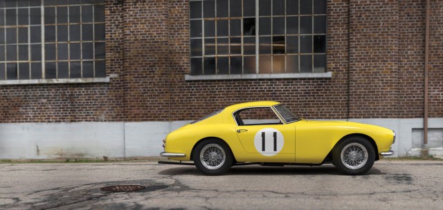 Ferrari 250 GT SWB Berlinetta Competizione Scaglietti Being Auctioned side