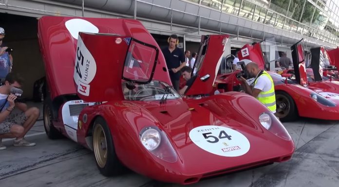 Ferrari 312P hits Monza