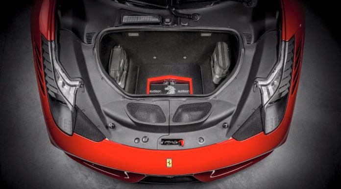 Ferrari 458 Speciale with Custom Hi-Fi System 