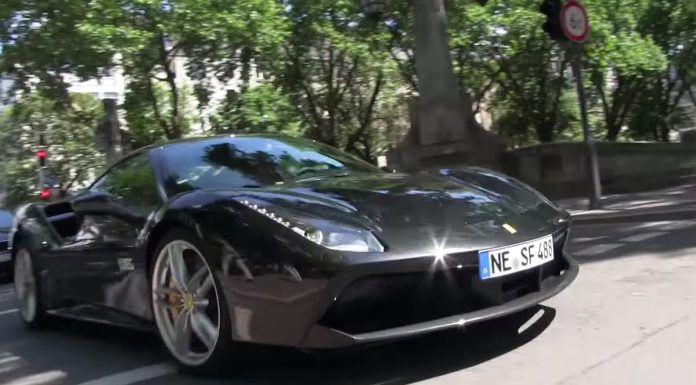 Ferrari 488 GTB Driving in Düsseldorf!