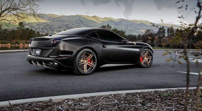 Black Ferrari California T rear