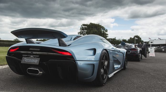 Rear of the Koenigsegg Regera at Goodwood Festival of Speed