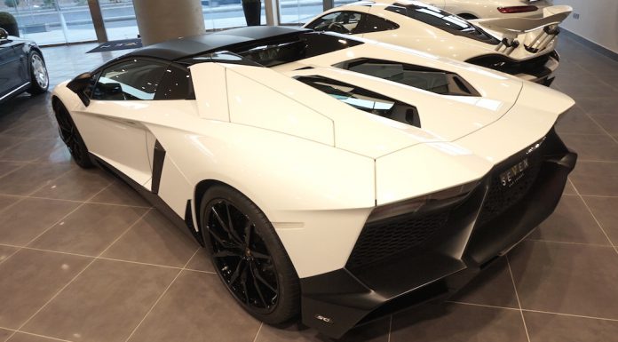 Lamborghini Aventador LP720-4 50th Anniversario Roadster for sale rear