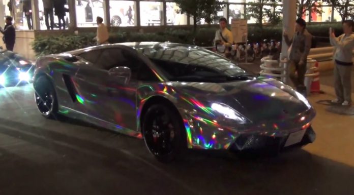 Holographic Lamborghini Gallardo in Japan