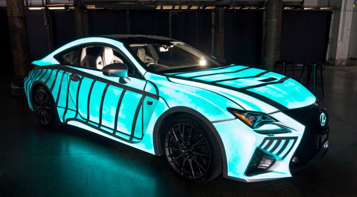 Lexus Previews RC F With Dynamic Glow-in-the-dark Paint