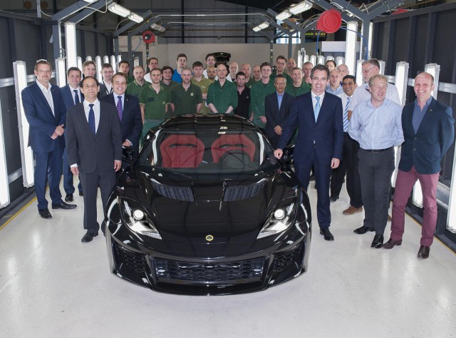 Lotus Evora 400 production begins