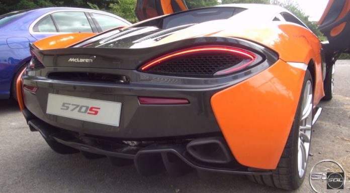 McLaren 570S roars at Goodwood