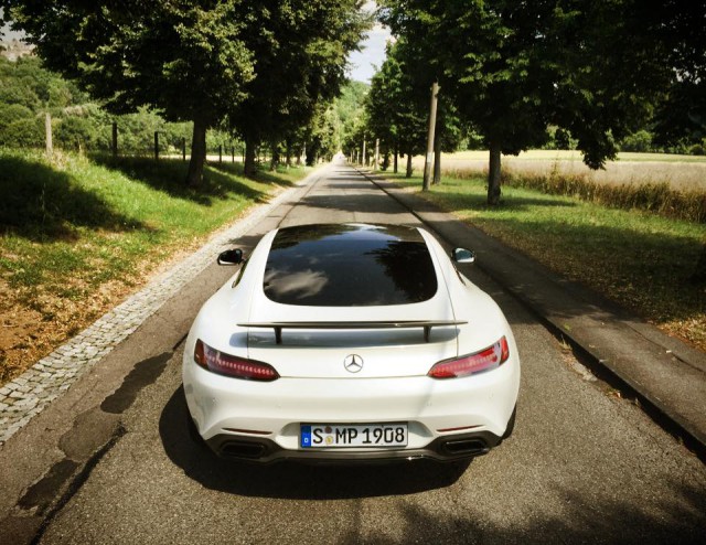 White Mercedes-AMG GT